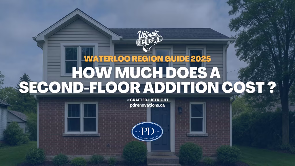 How much does a Second-Floor Addition cost Waterloo region Guide 2025
