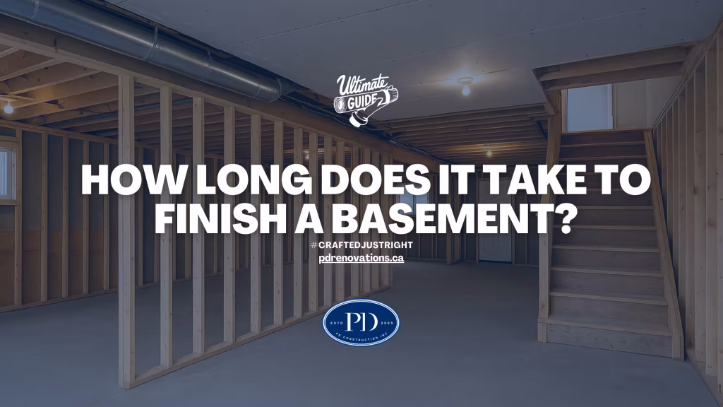 how long does it take to finish a basement